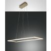 Suspension Fabas Luce Bard LED Or, 1 lumière