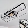 Plafonnier Alnarp LED Bois clair, Noir, 1 lumière