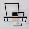 Plafonnier Alnarp LED Bois clair, Noir, 1 lumière