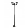 Lampadaire extérieur Eglo ALORIA Noir, 3 lumières