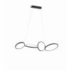 Suspension Trio Leuchten RONDO LED Noir, 1 lumière