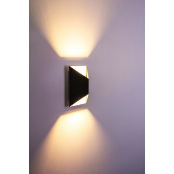 Applique extérieure Corozal LED Anthracite, Blanc, 2 lumières