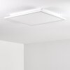 Plafonnier Salmi LED Blanc, 1 lumière, Télécommandes, Changeur de couleurs