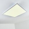 Plafonnier Salmi LED Blanc, 1 lumière, Télécommandes, Changeur de couleurs