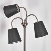 Lampadaire Ascona Nickel mat, 3 lumières