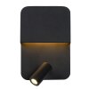 Applique murale Lucide BOXER LED Noir, 2 lumières