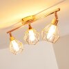 Plafonnier Ferrand LED Cuivre, 3 lumières