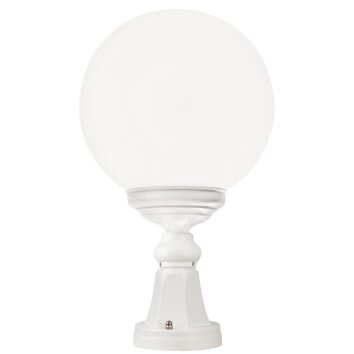 Lampadaire d'extérieur LCD Soltau Blanc, 1 lumière