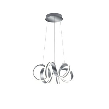 Suspension Trio Leuchten CARRERA LED Aluminium, 1 lumière