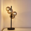 Lampe de table Chehalis LED Noir, 4 lumières