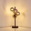 Lampe de table Chehalis LED Noir, 4 lumières