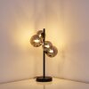 Lampe de table Chehalis LED Noir, 4 lumières