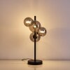 Lampe de table Chehalis LED Noir, 4 lumières