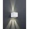 Applique murale d'extérieur Reality CORDOBA LED Blanc, 2 lumières