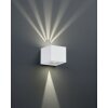 Applique murale d'extérieur Reality CORDOBA LED Blanc, 2 lumières