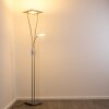 Lampadaire à vasque KIMBA LED Nickel mat, 3 lumières