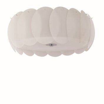 Plafonnier Ideal Lux OVALINO Blanc, 8 lumières