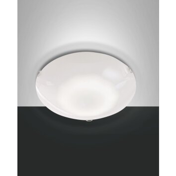 Plafonnier Fabas Luce Ostuni LED Blanc, 1 lumière