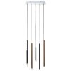 Suspension Brilliant Living Cembalo LED Brun, 8 lumières