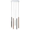 Suspension Brilliant Living Cembalo LED Brun, 8 lumières