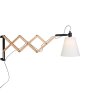 Applique murale Steinhauer Mexlite Liv Beige, Bois clair, Noir, 1 lumière