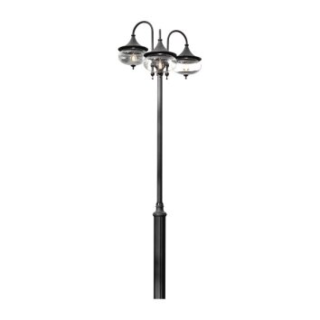 Lampadaire extérieur Konstsmide Libra Noir, 3 lumières