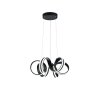 Suspension Trio Leuchten CARRERA LED Noir, 1 lumière