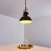 Suspension Chetco Bois clair, Noir, 1 lumière