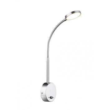 Applique murale Globo LED Chrome, 1 lumière