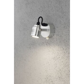 Applique murale Konstsmide Monza LED Aluminium, 3 lumières