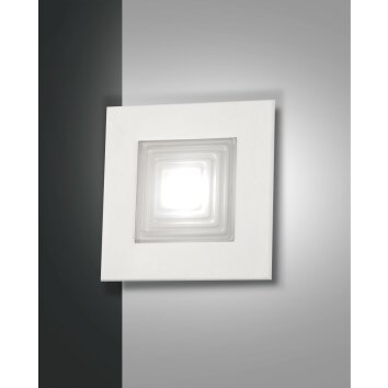 Applique murale Fabas Luce Formia LED Blanc, 1 lumière