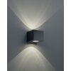 Applique murale d'extérieur Reality CORDOBA LED Noir, 2 lumières