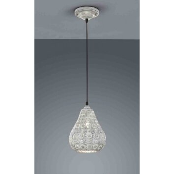 Suspension Trio JASMIN Gris, 1 lumière