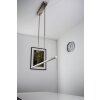 Suspension LED Masterlight Real 2 Acier inoxydable, Nickel mat, 1 lumière