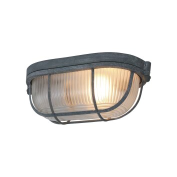 Plafonnier Steinhauer Mexlite Gris, 1 lumière