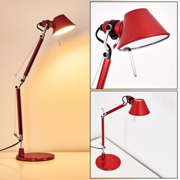 Lampe à poser Artemide TOLOMEO MICRO Rouge, 1 lumière