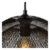 Suspension Lucide MESH Gris, 2 lumières