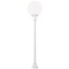 Lampadaire d'extérieur LCD Soltau Blanc, 1 lumière