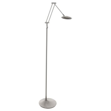 Lampadaire Steinhauer Zodiac LED Acier inoxydable, 1 lumière