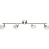 Plafonnier Globo XMAS LED Nickel mat, 4 lumières