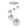 Suspension Globo VARUS Nickel mat, 5 lumières