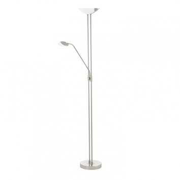 Lampadaire Eglo BAYA LED Nickel mat, 3 lumières