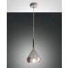 Suspension Fabas Luce Lila Fumé, 1 lumière