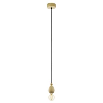 Lampe suspension Eglo AVOLTRI Bois clair, 1 lumière