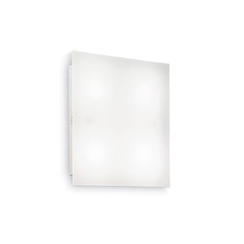 Plafonnier Ideal Lux FLAT Blanc, 4 lumières