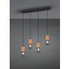 Suspension Trio Tosh LED Noir, 4 lumières