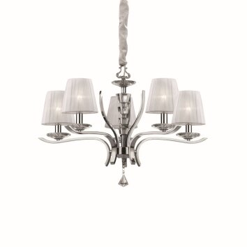 Suspension Ideal Lux PEGASO Blanc, 5 lumières