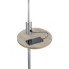 Lampadaire Trio Leuchten CLAAS Nickel mat, 1 lumière