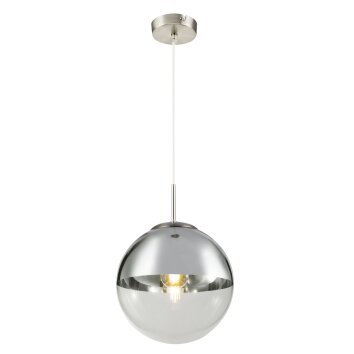 Suspension Globo VARUS Nickel mat, 1 lumière