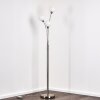 Lampadaire Bernado Nickel mat, 3 lumières